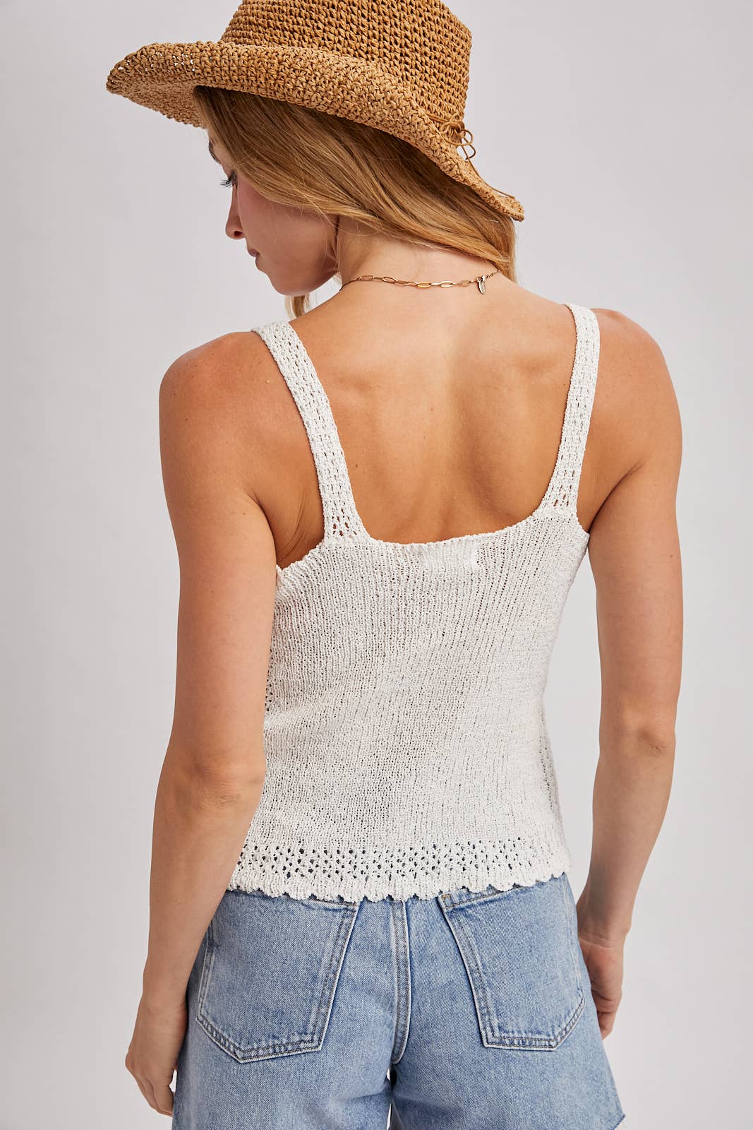 Knit Tank - Ivory