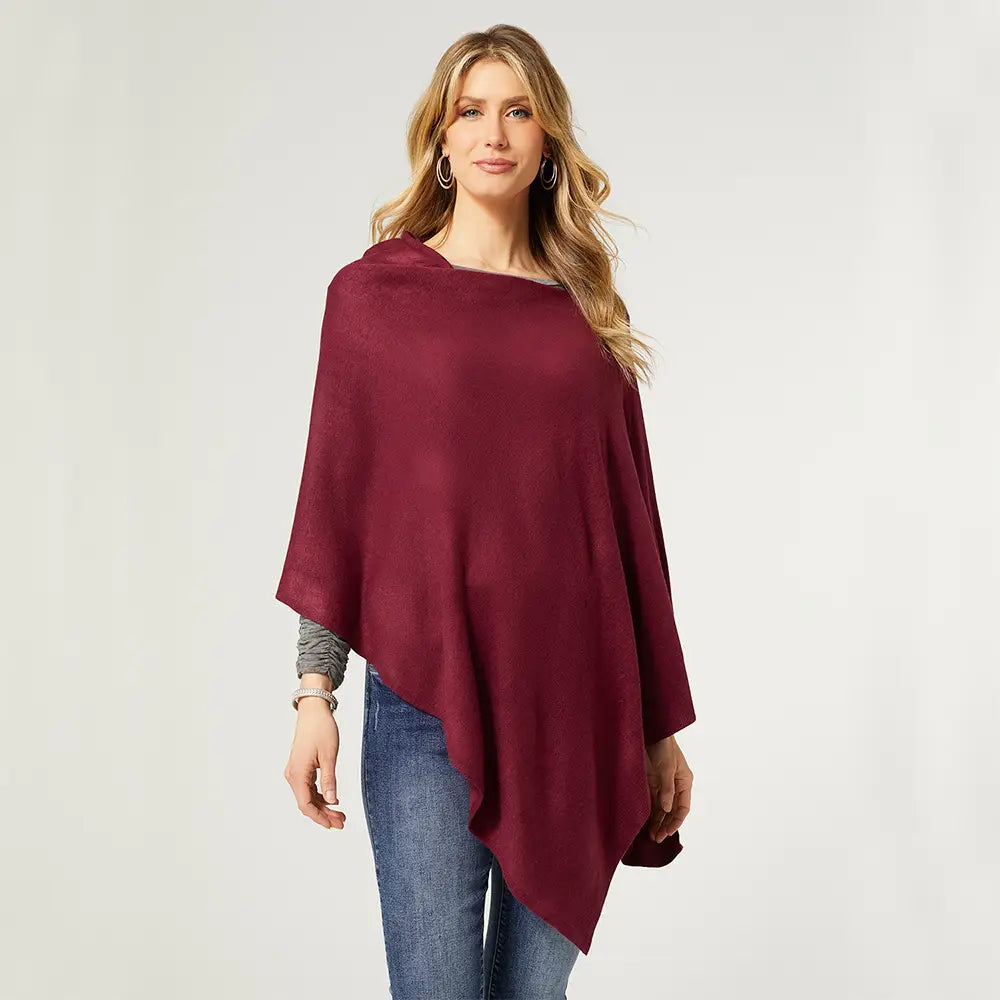 Rasberry Lightweight Poncho