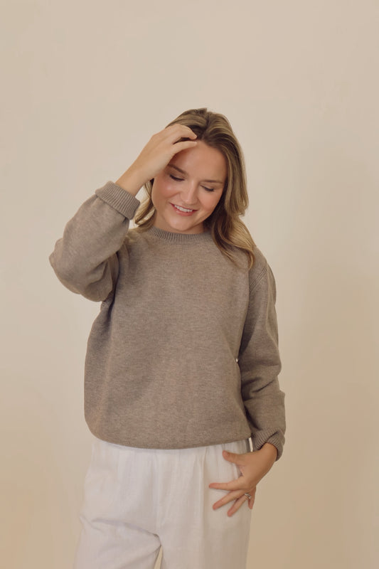 The Conrad Sweater | Brushed Knit