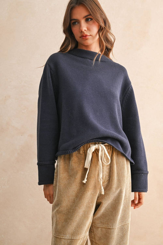 June Sweater - Navy