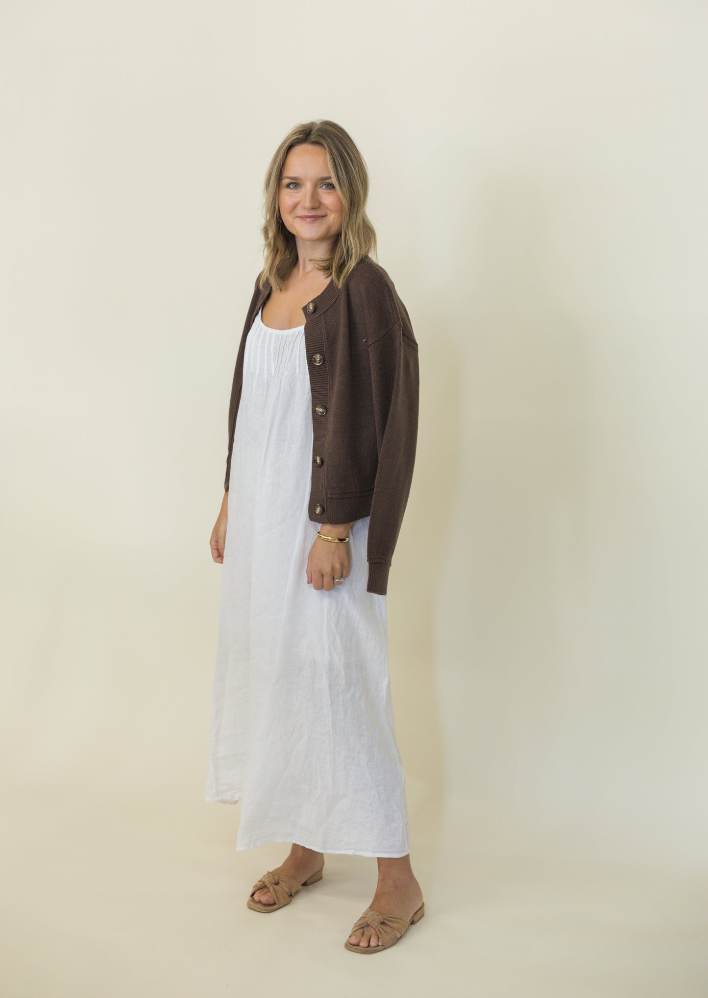 Eliza Cardigan - Brown