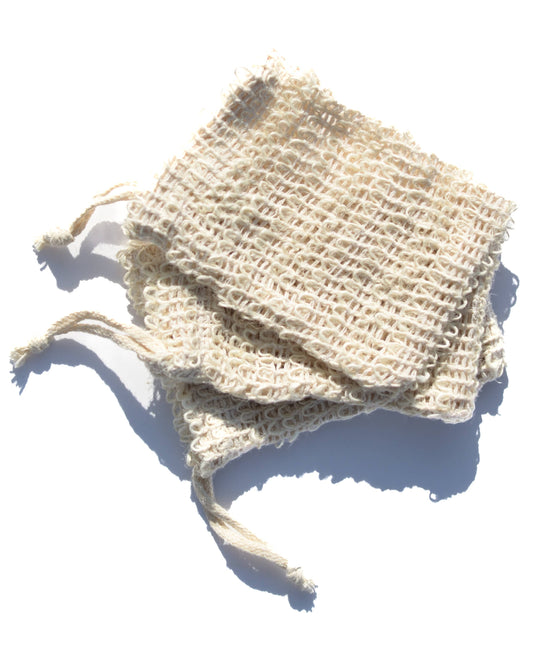 Agave Exfoliating Soap Saving Cloth Pouch