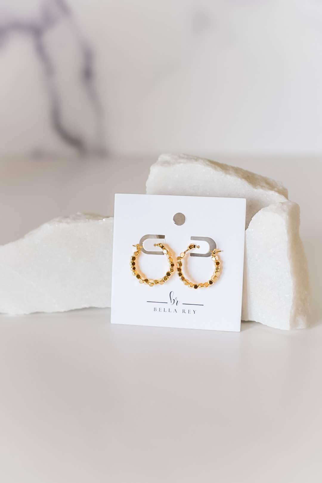 Hadley 18k Gold Plated Hoops