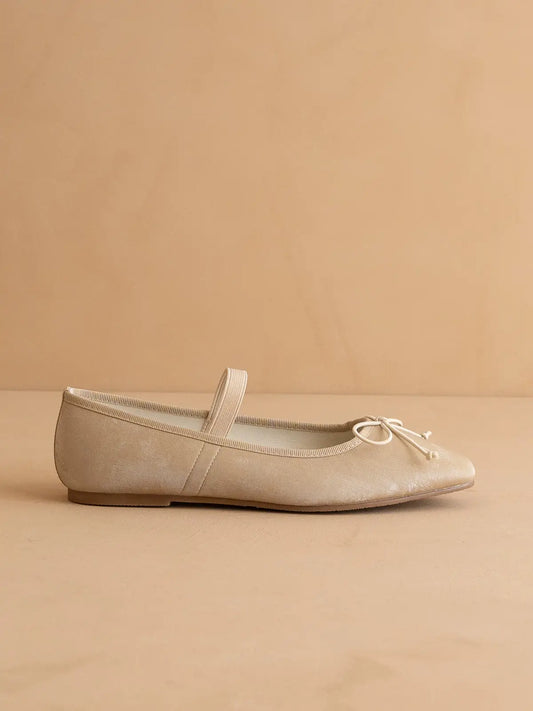 The London Beige Ballet Pointe Flats