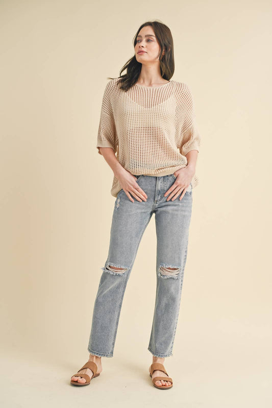 Drop Shoulder Sweater