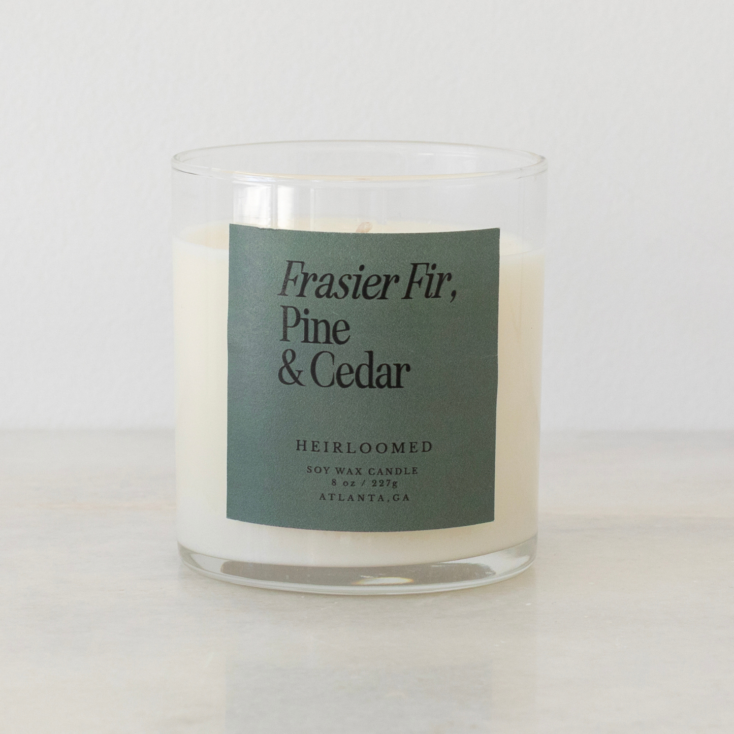 Heirloom Candle - Frasier Fir, Pine & Cedar