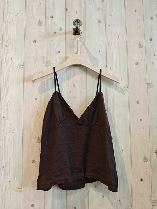 Linen Strap Top