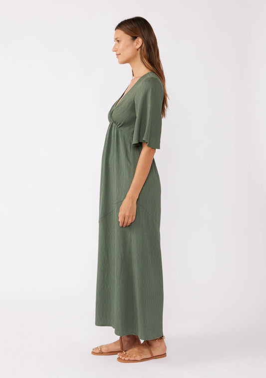 Empire Maxi Dress - Olive