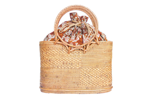 Rattan Basket Bag