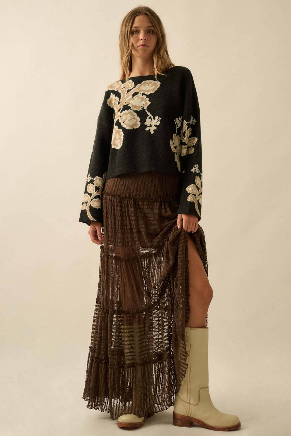 Natural Leaf Sweater