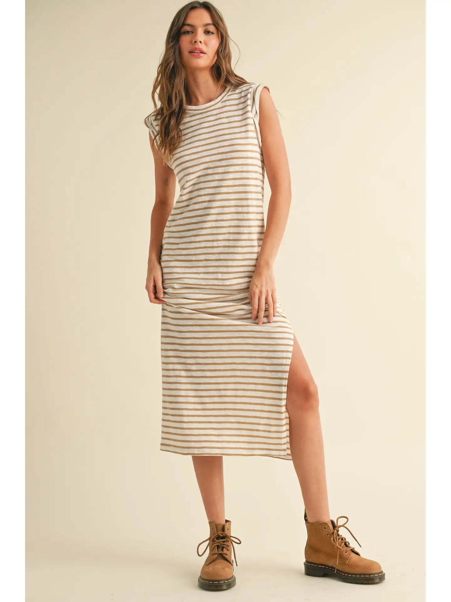 Tara Striped Long Dress