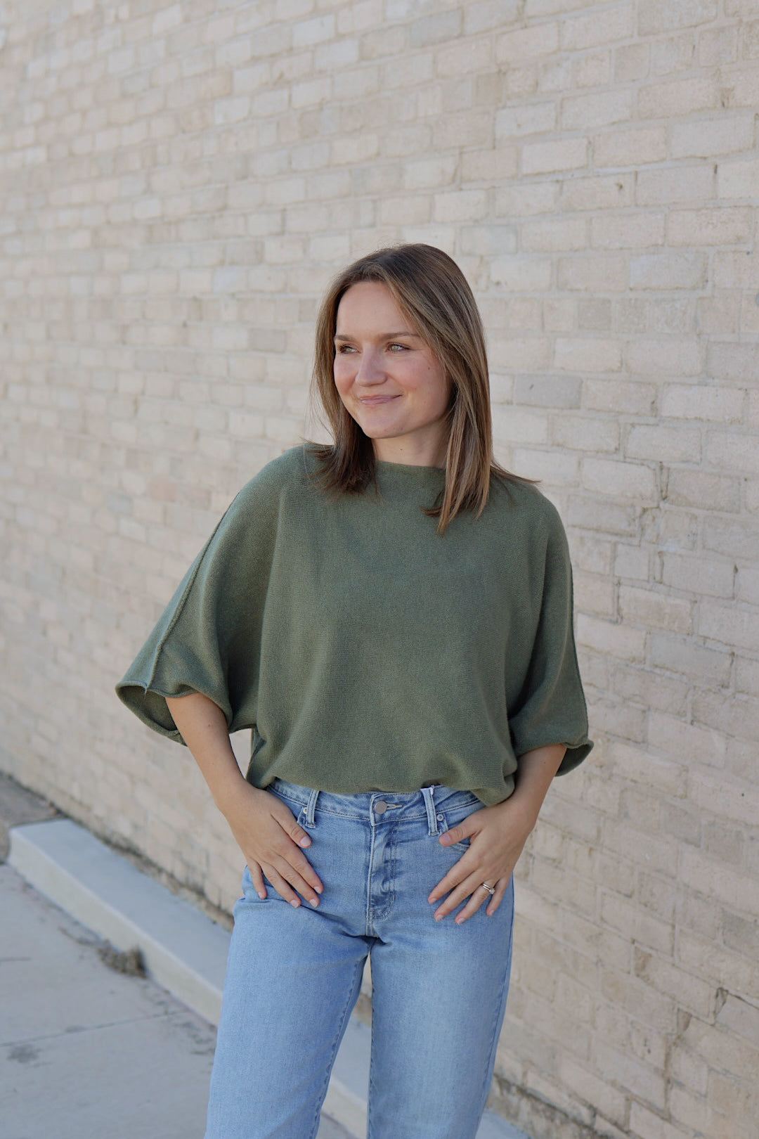 Calia Knit Top / Moss