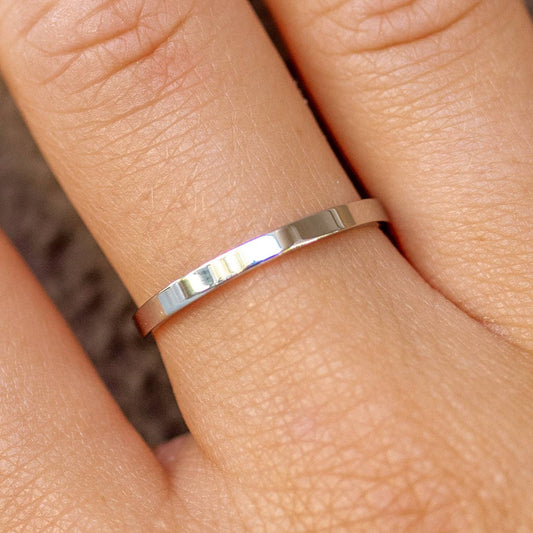 Staple Ring: Silver