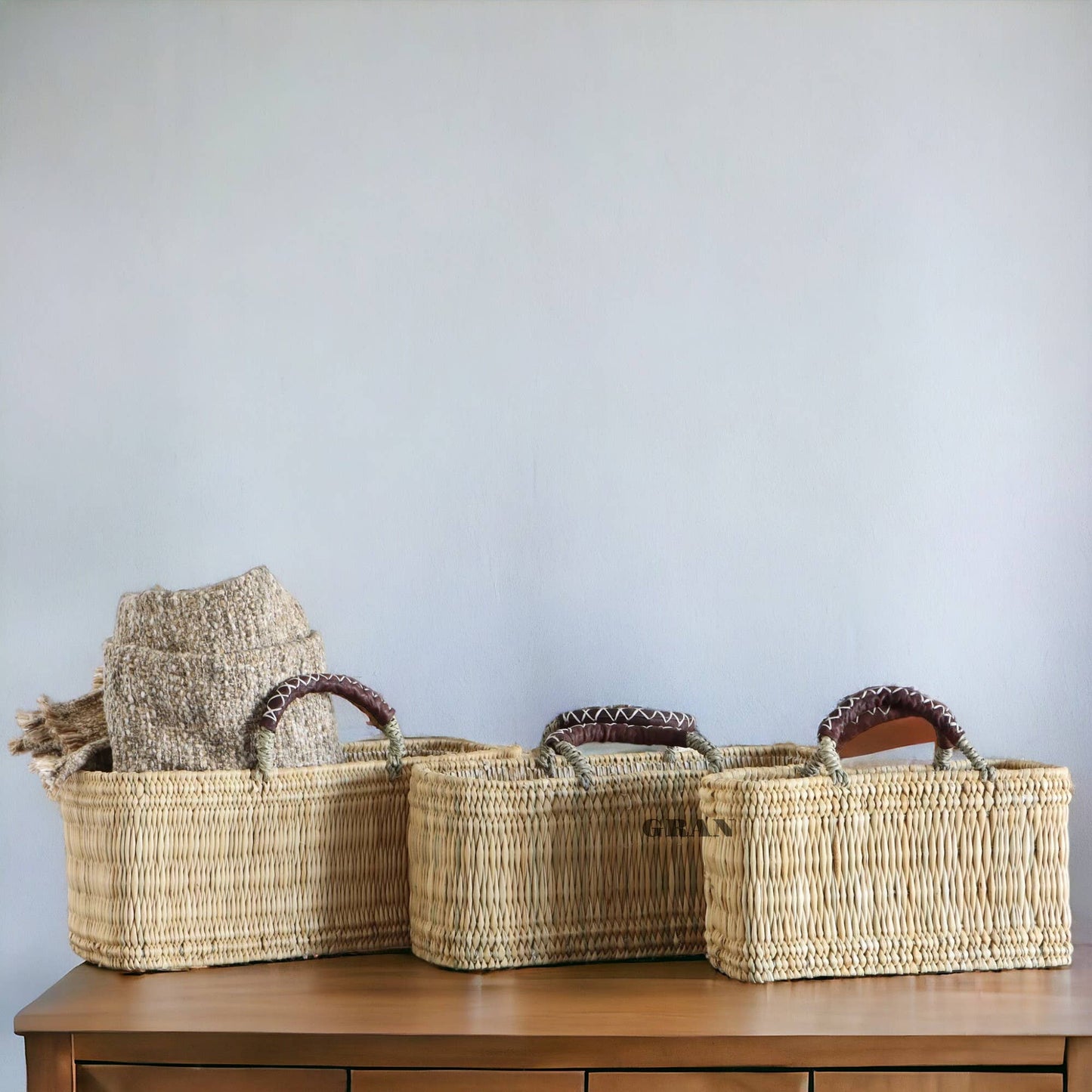 Handwoven Moroccan Baskets