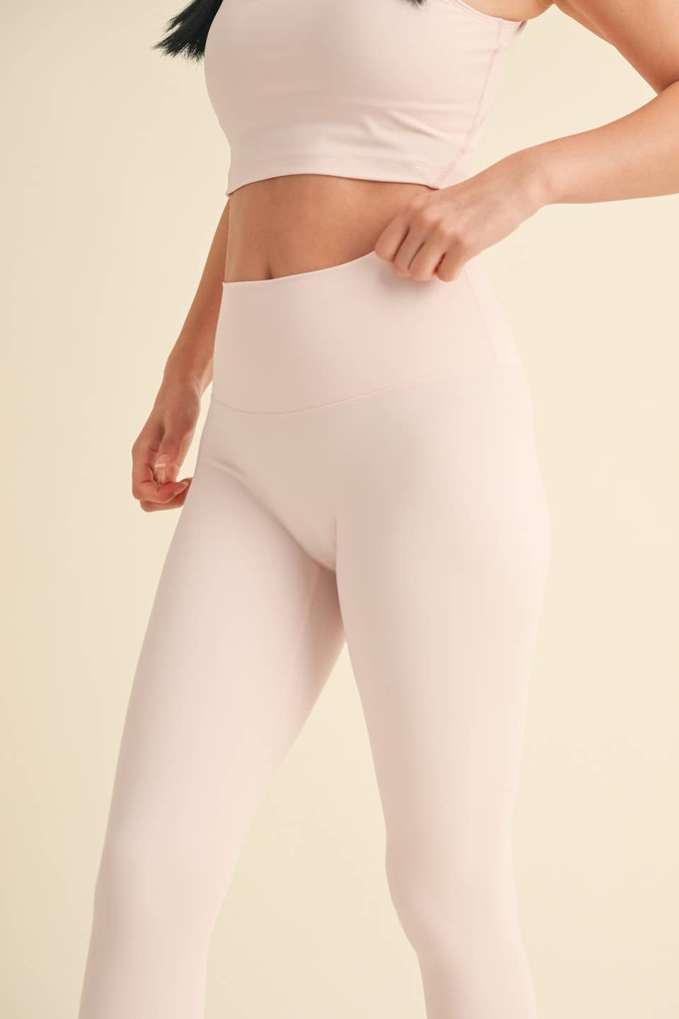 Cream Performance Leggings