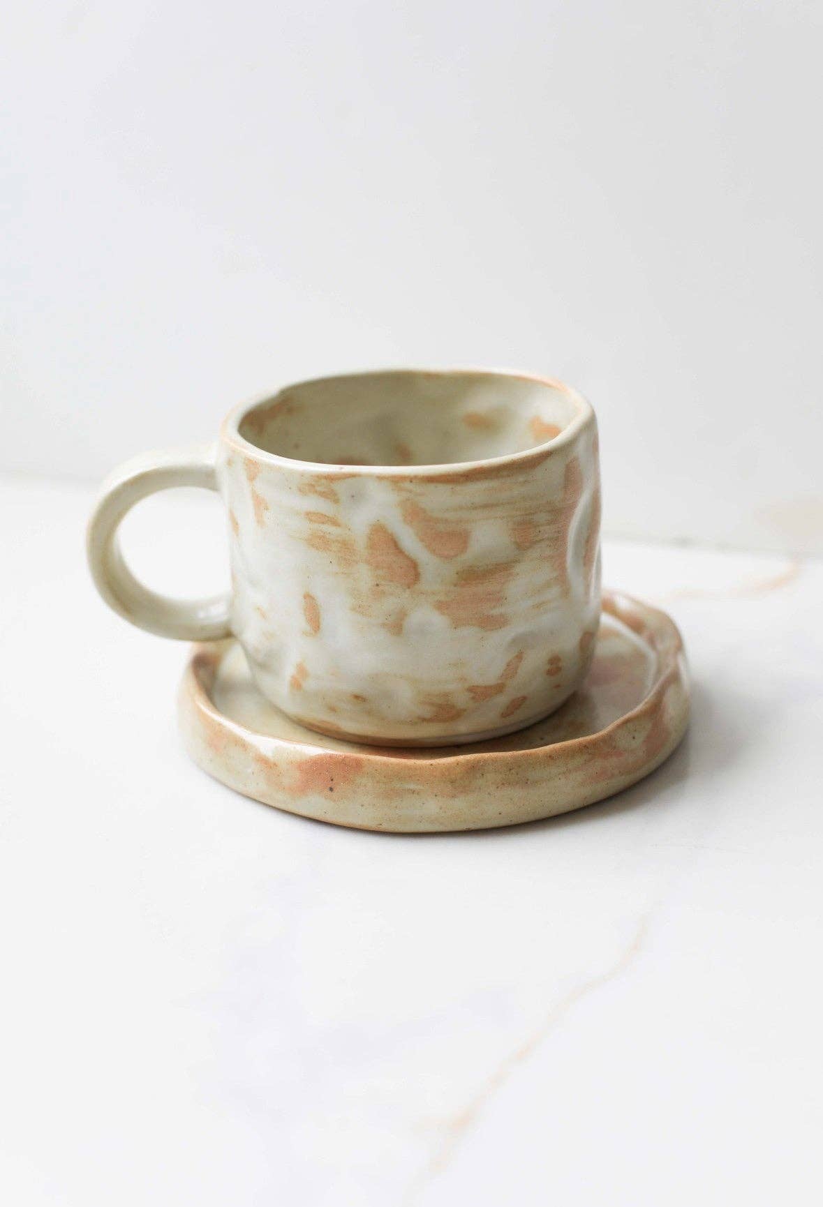 Ceramic Mug Set: Gray