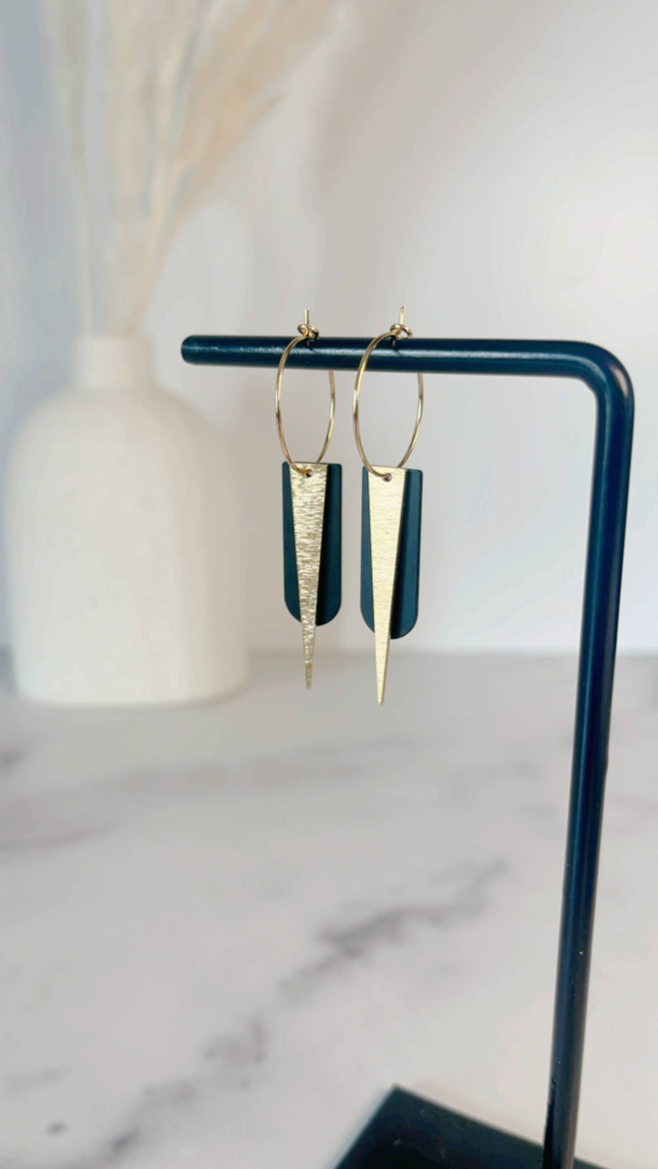 The Janelle Gold Plated Hoop Earrings