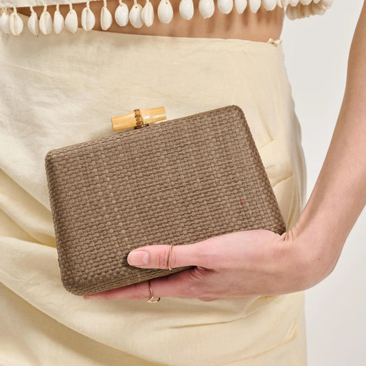 Melina Evening Bag- Mocha