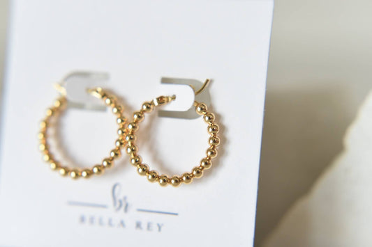 Vivi 18k Gold Plated Hoops