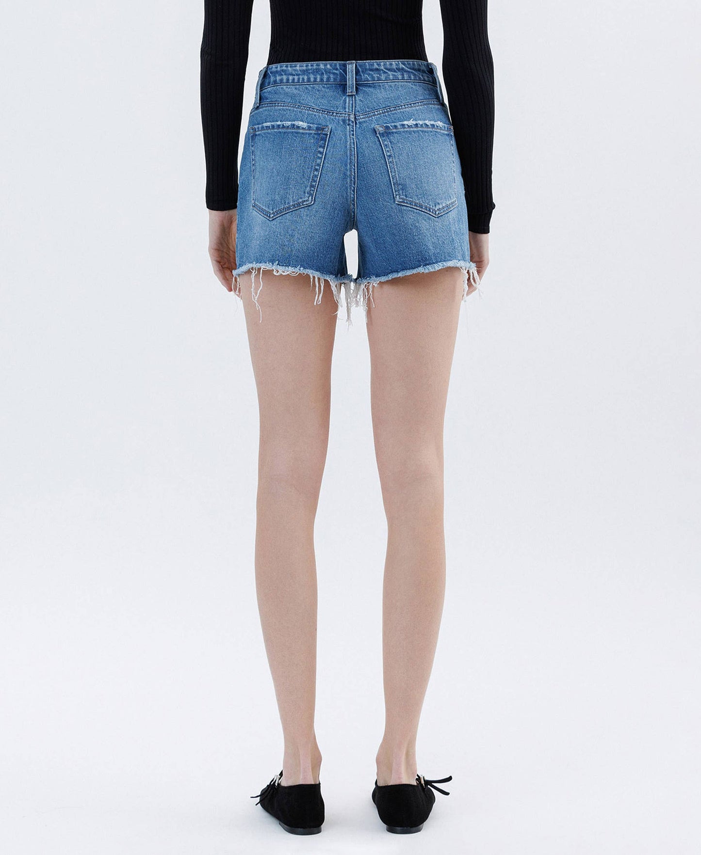 Vervet Rebecca Denim Shorts