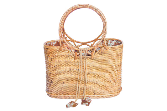 Rattan Basket Bag