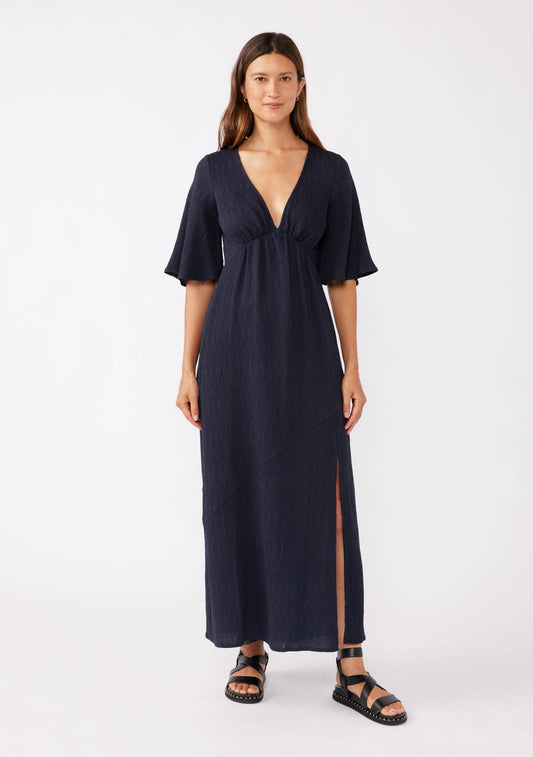 Empire Maxi Dress - Navy