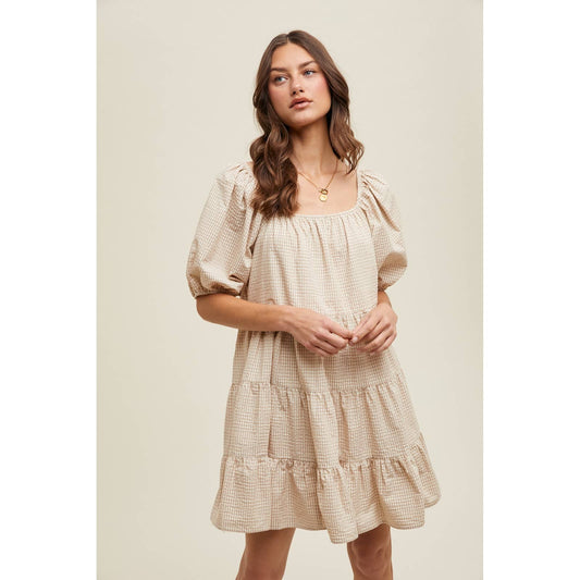 Gingham Mini Dress
