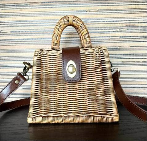 Rattan Crossbody