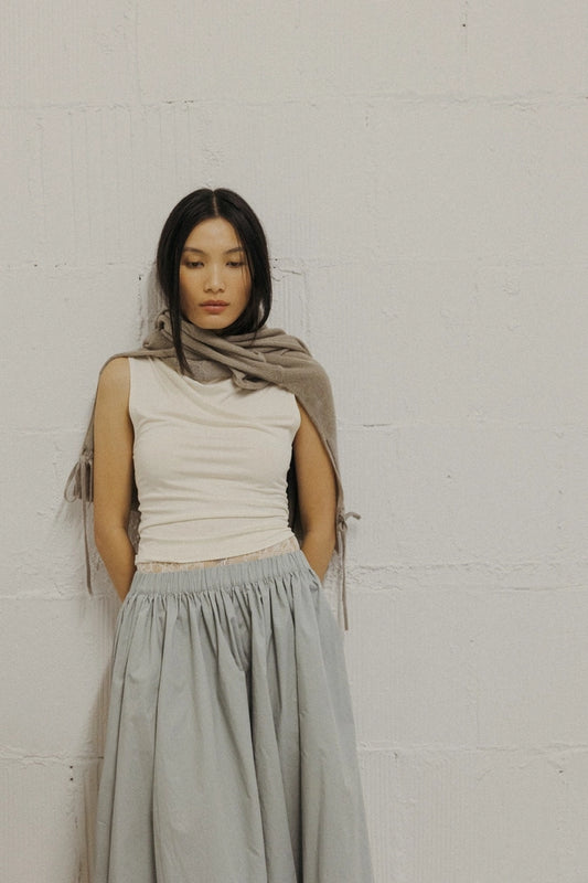 The Portia Top- Cream