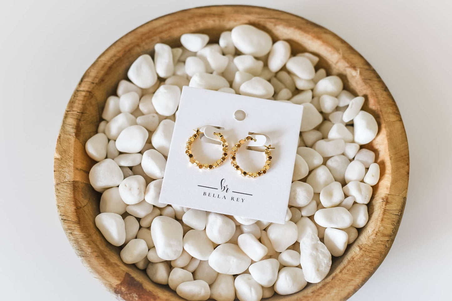 Hadley 18k Gold Plated Hoops