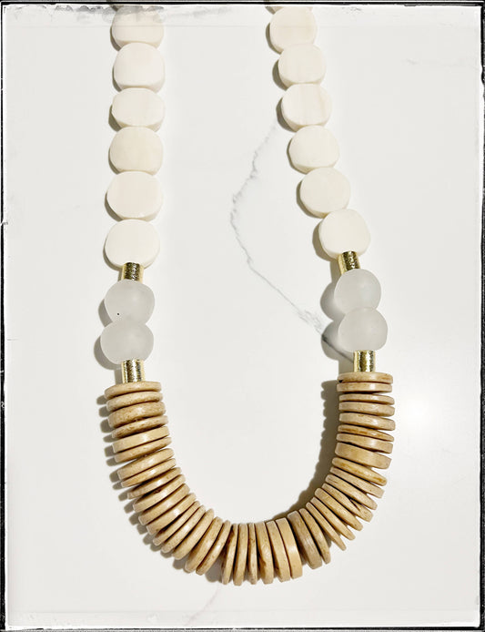 White African Bone Necklace