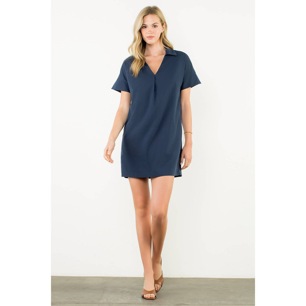 The Wren Dress / Navy