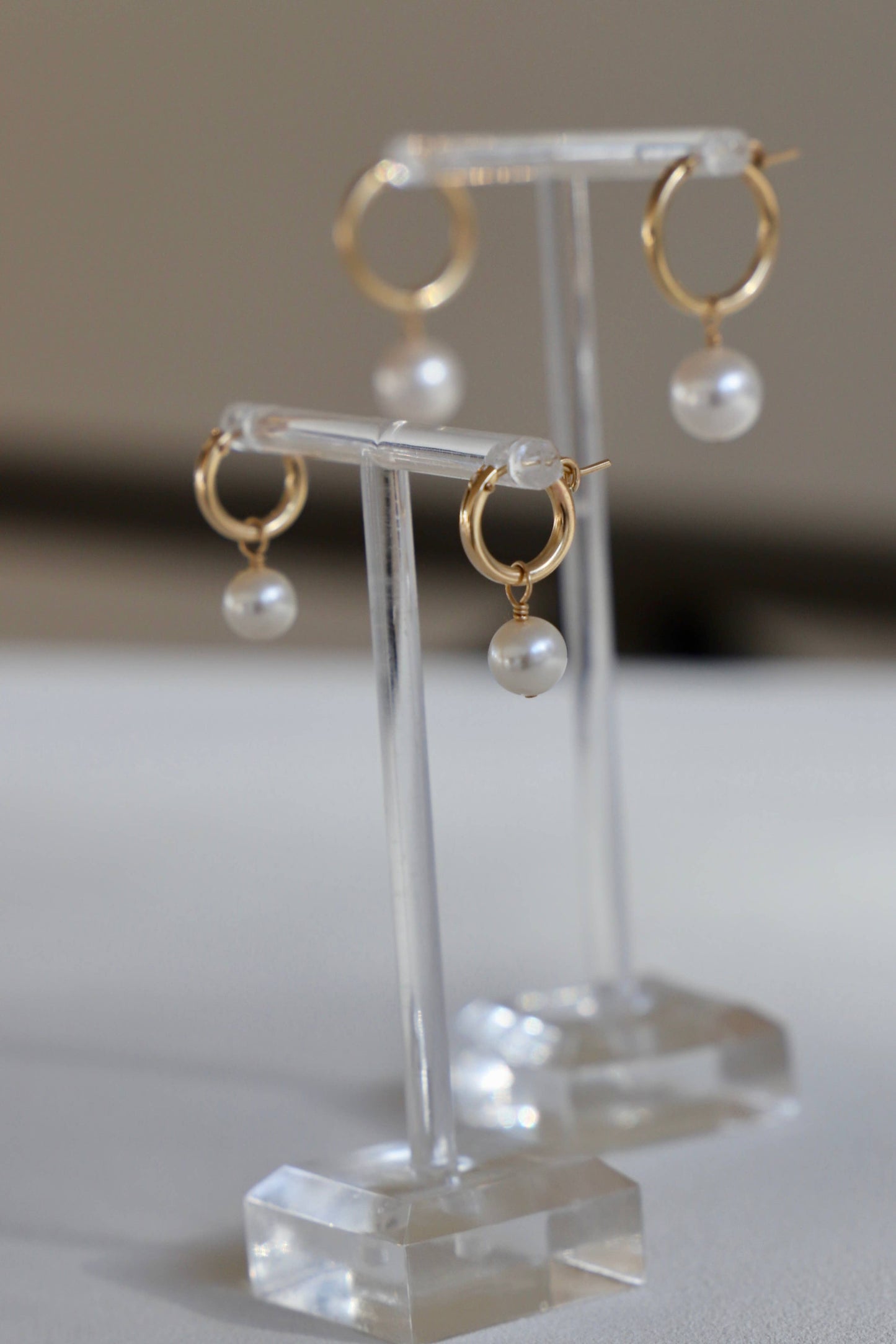Audrey Pearl Hoops