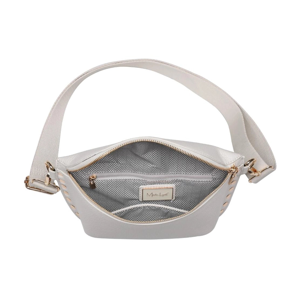Gizelle Belt Crossbody Bag- Natural
