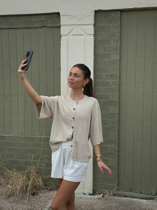 Alyssa Cardigan - Khaki