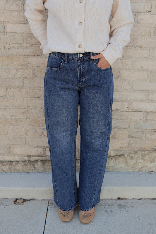 The Rowan Barrel Jean