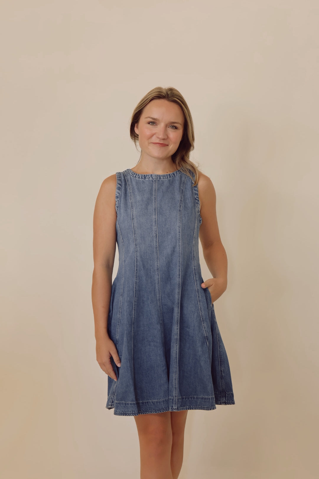 Denim Mini Dress