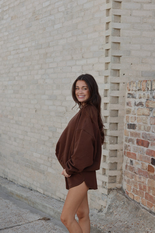 Mabel Crewneck - Mocha