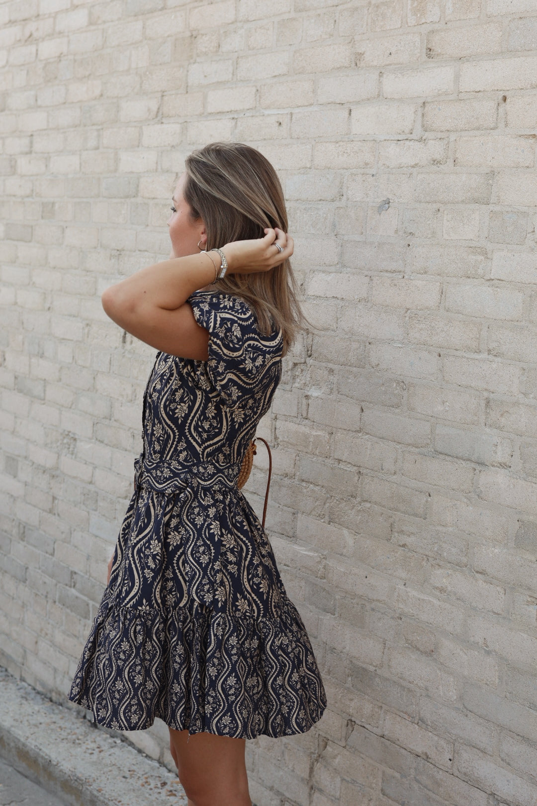 Woven Mini Dress