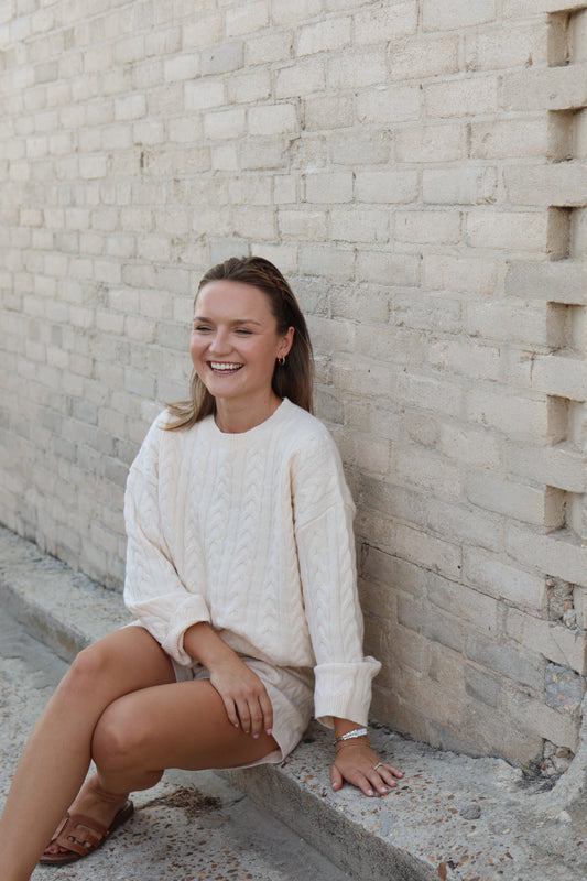 Cable Sweater Set- Bottoms