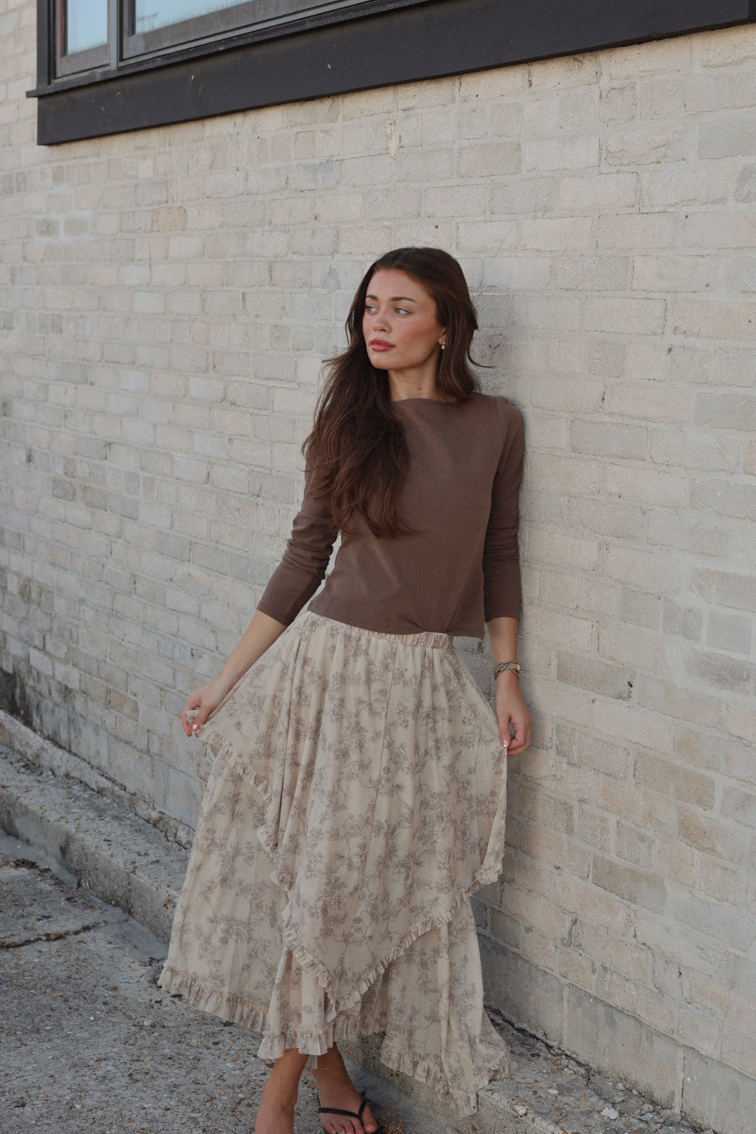 The Martina Top - Brown