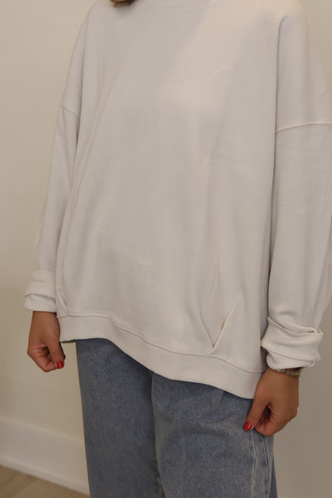Ribbed Knit Crewneck