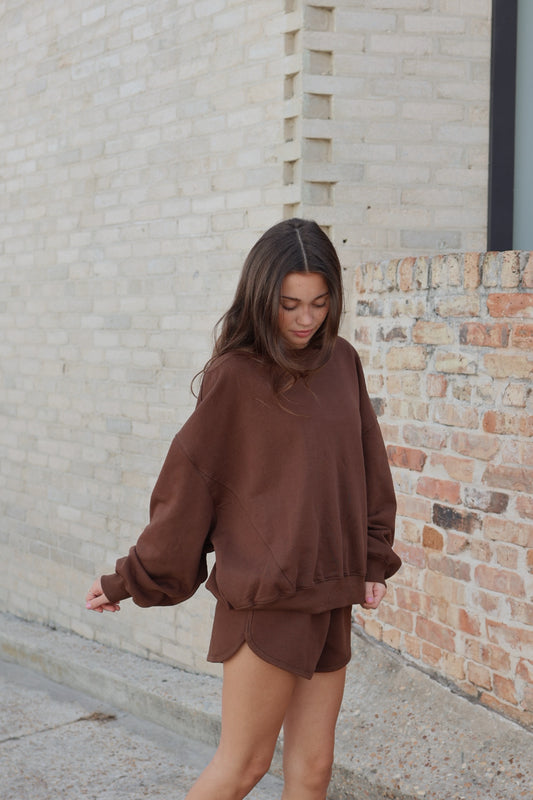 Mabel Shorts - Mocha