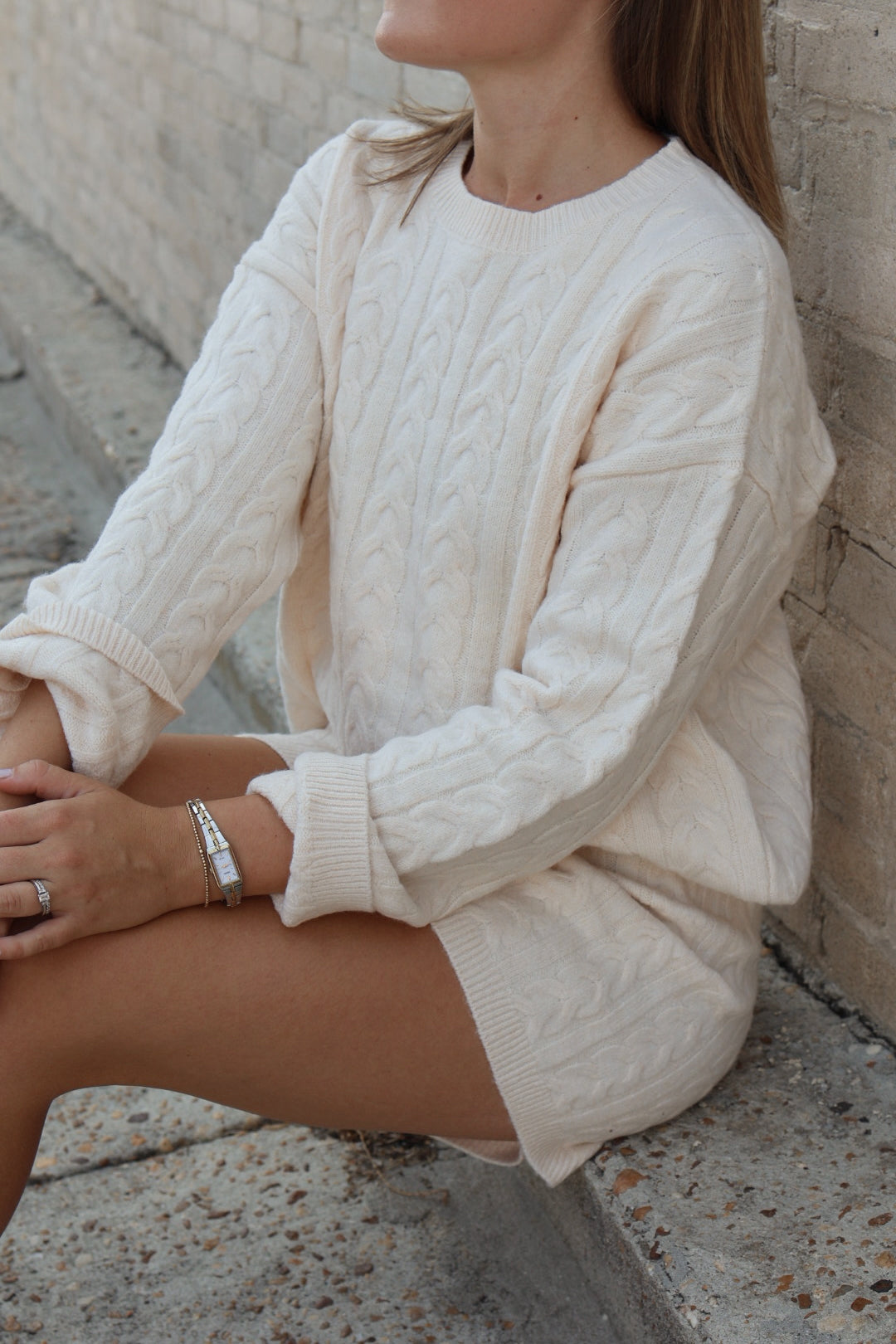 Cable Sweater Set- Bottoms