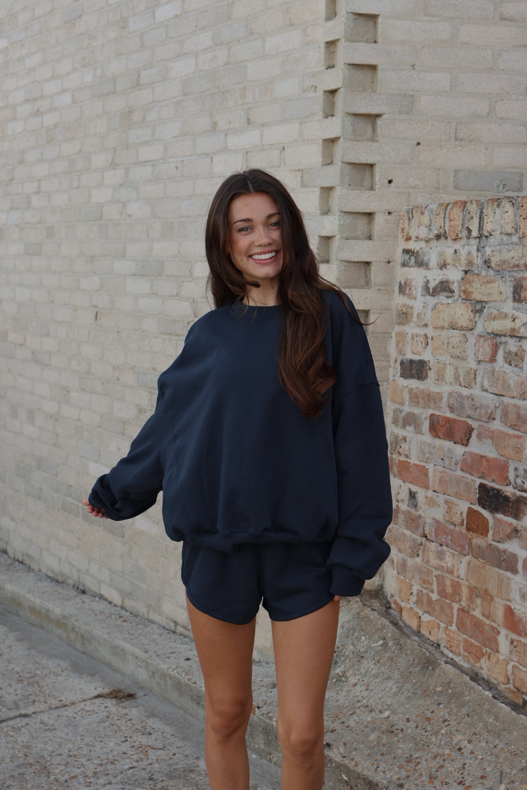 Mabel Crewneck - Navy