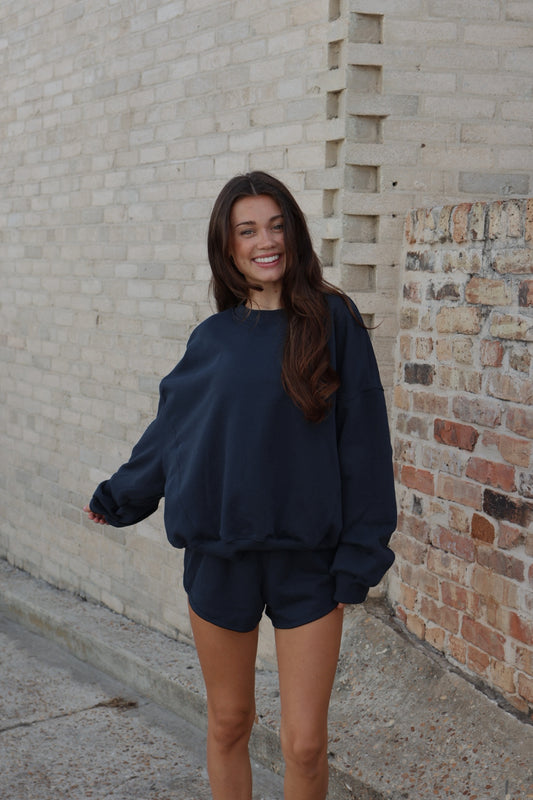 Mabel Crewneck - Navy