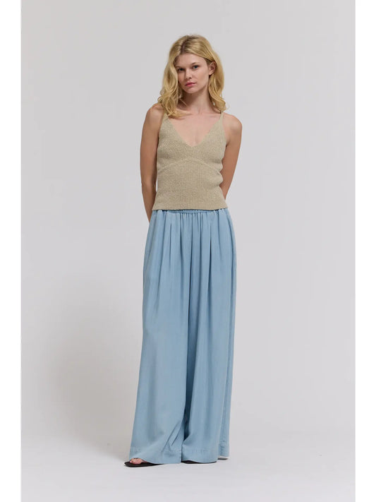 Essential Knit Tank in Thyme