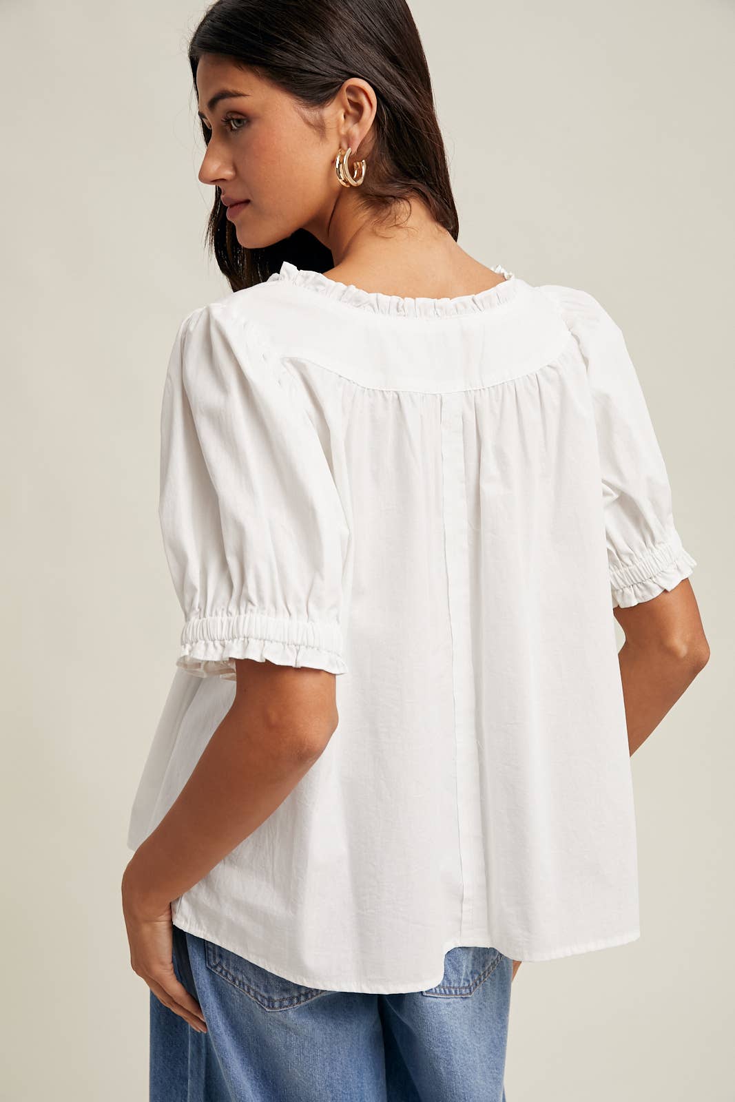 Puff Sleve Blouse