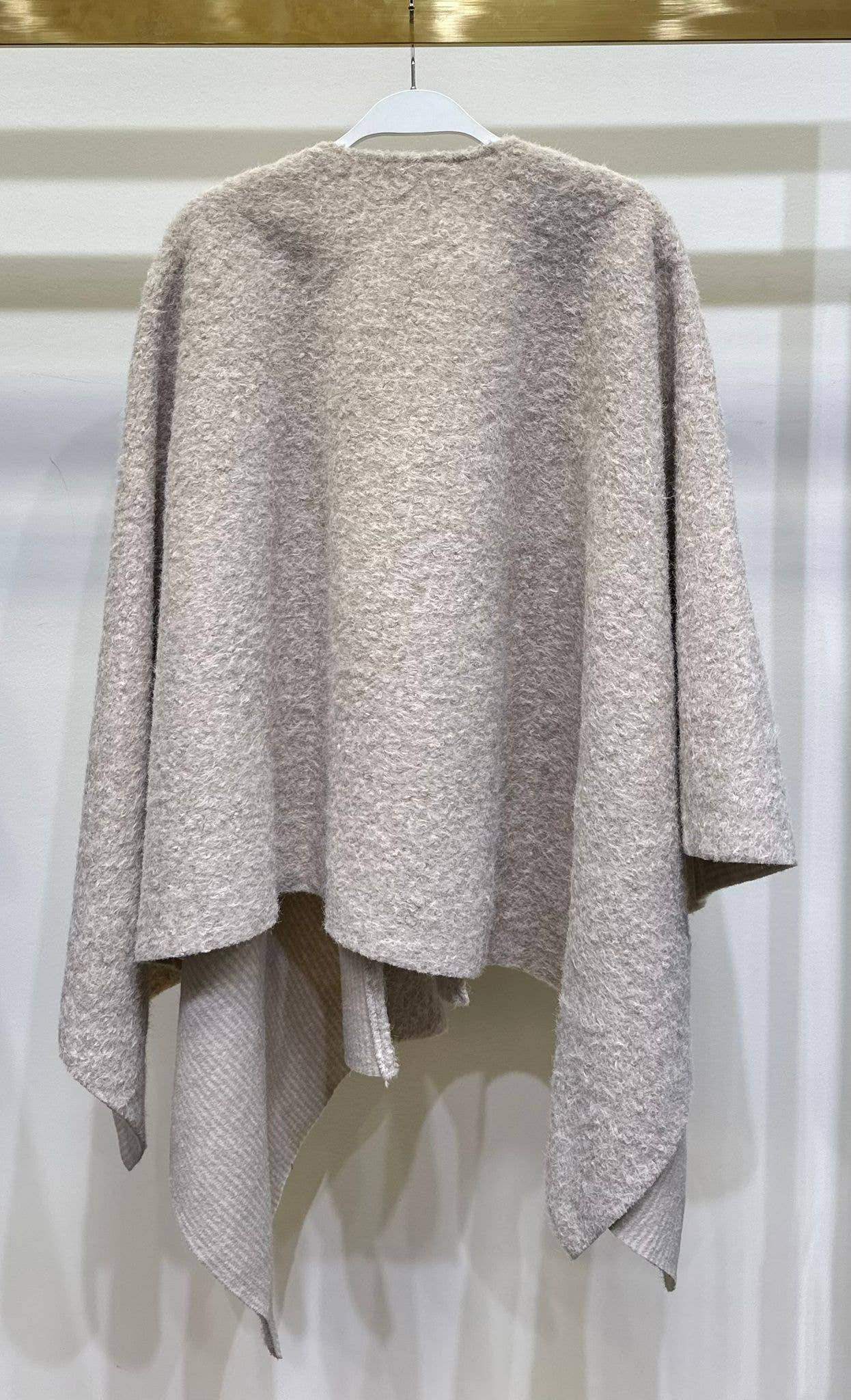 Textured Poncho Cover Up