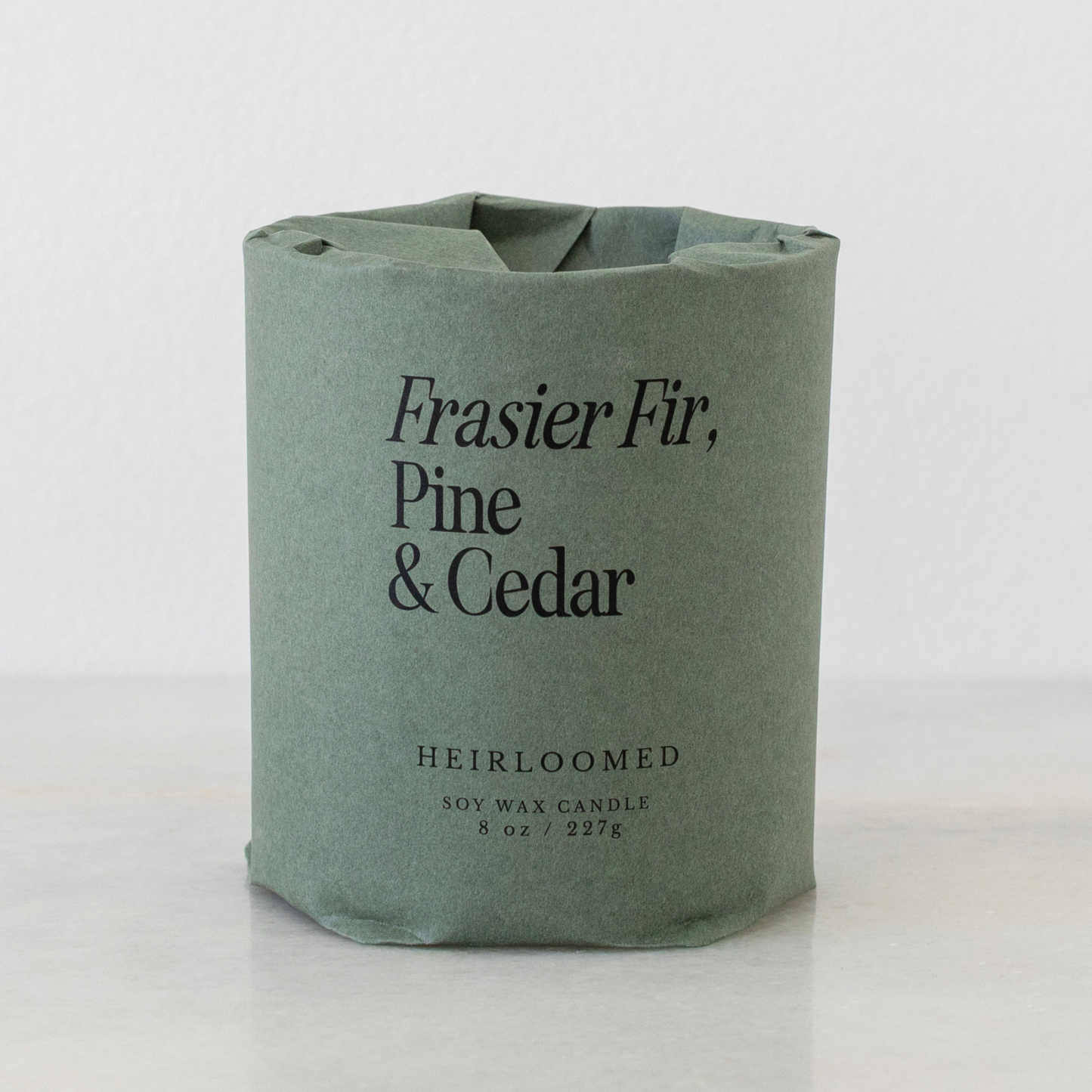Heirloom Candle - Frasier Fir, Pine & Cedar
